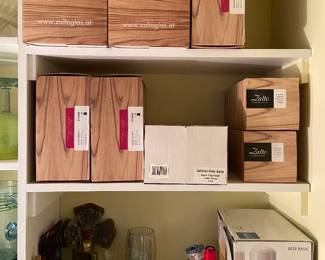 New in box Zalto & Gabriel glassware
