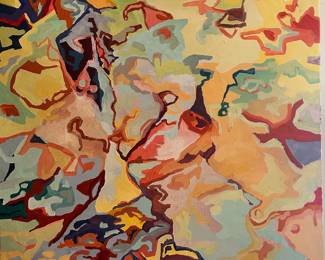large painting ‘Tinfoil’