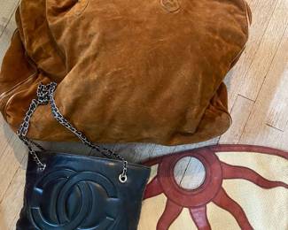 Vintage Chanel, Suede Weekender, Italian Beach Bag
