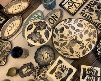 Scrafitto pottery