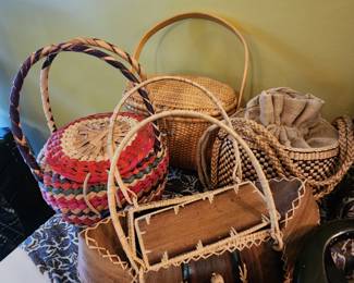 Rattan and Woven Handbags and Handbaskets