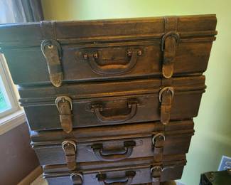 Luggage Stack End Tables