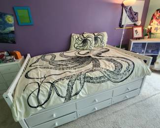 Trundle Bed with Drawer Storage