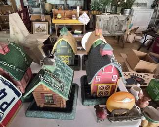 Bird houses galore!