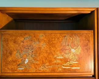 Asian-inspired modular Flip Down Desk