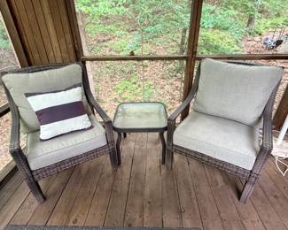 Patio Chairs and end table