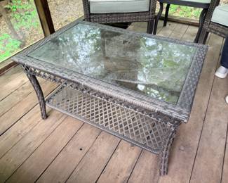 Patio coffee table