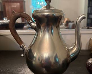 1950s Royal Holland pewter coffee server