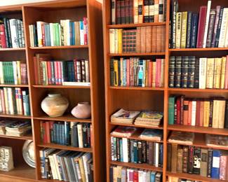Lots of books throughout