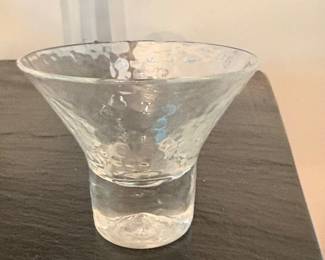 Set of seven/"Goren Warff for Pukeberg /Rustica" shots/aperitif/cordial glasses