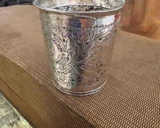 Sterling cup c.1920 possibly Russian