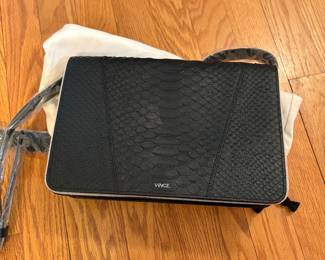 New in bag Vince (Camuto) python embossed cross-body bag