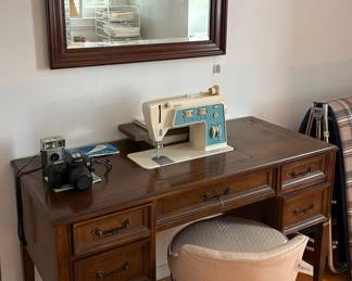 Sewing machine table