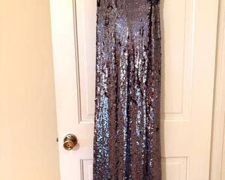 Silver sequined dress/gown