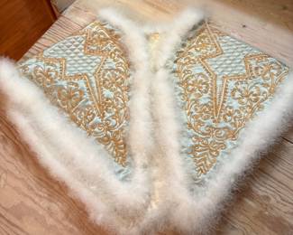 Antique brocade child's capelet