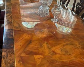 A very unique look for Dining Room table