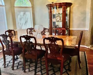 Dining Room table eight chairs