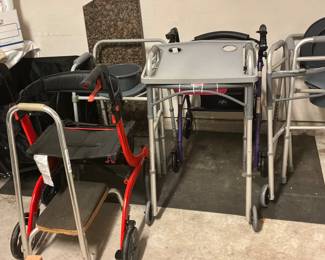 Lots of Hospital items Walkers,Toilet seats ,step stool