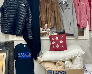 JACKETS, LINENS, PILLOWS
