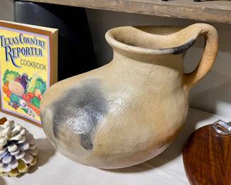 VINTAGE MEXICAN STYLE ZAPATO STYLE POTOJO SHOE POTTERY JUG