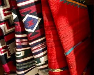 VINTAGE WOOL AZTEC BLANKETS