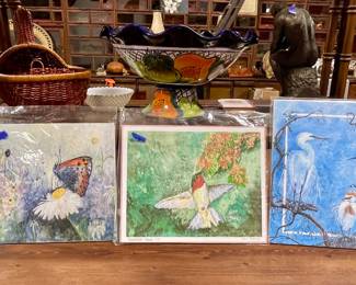 SIGNED WILDLIFE PRINTS BY LERA HARRIS, ROCKPORT