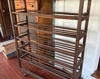 The family has priced this bakers rack and put a firm price on it, so it will not be discounted