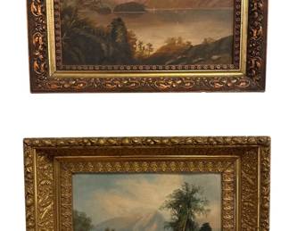 Two 19th C. Landscape Oil Paintings 