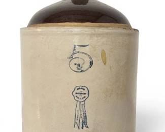 BLUE RIBBON Five Gallon Stoneware Crock