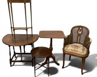 Assortment of Antique Furniture