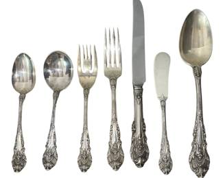 WALLACE Sir Christopher Sterling Silver Flatware Service, 82 Pc. 