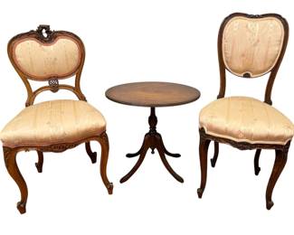 English Mahogany Parlor Set