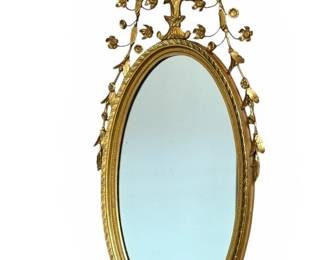 WILLIAMSBURG RESTORATION George III Ornate Gilt Wall Mirror
