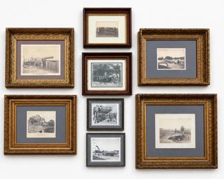 Large Gallery Wall of Early War Photographs