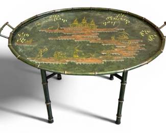 Italian Chinoiserie Tray Table