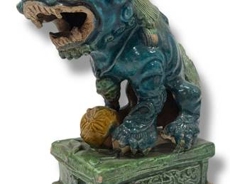 Chinese Qianlong Foo Dog Censer