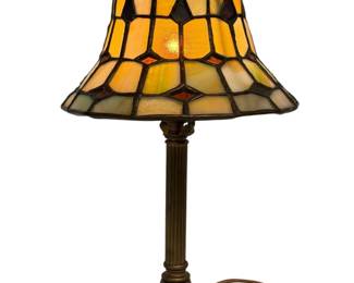 MILLER LAMP CO. Stained Glass Lamp