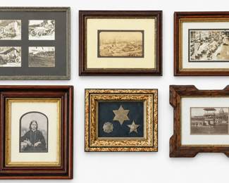Gallery Wall of Antique Oddity Photographs