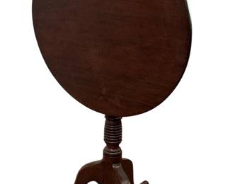 18th C. Georgian Tilt Top Table