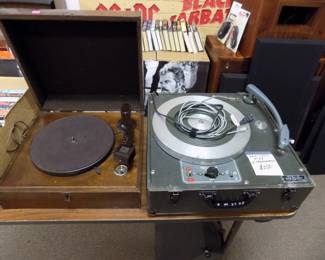 Rek-O-Kut 16" Transcription turntable, UK Columbia 78 phonograph