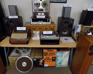 Teac A-4010, Linn audiophile speakers, etc