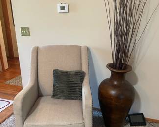 Chair and Large Vase