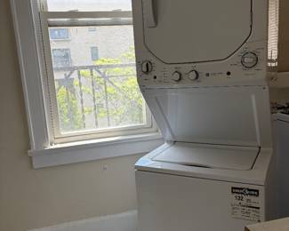 3 years old great working order washer and gas dryer standard outlet. $300