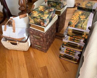 Attractive storage options.