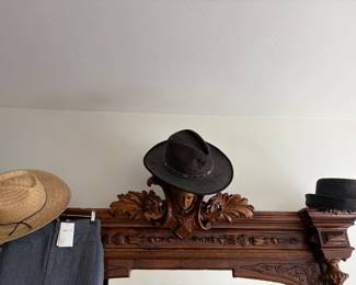 Fair amount of hats and accessories.