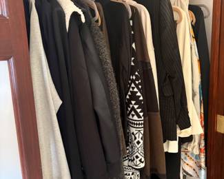 Great variety of gently worn clothing generally small to medium some exceptions, 90s on up.