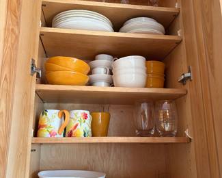 Lots of dishwater/stoneware.