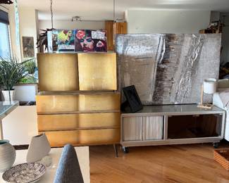 Vintage dressers all in impressive condition.