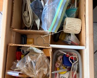 Lots of practical household items.