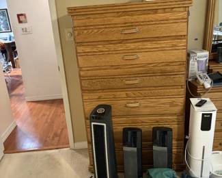 Bedroom dressers and tv console
